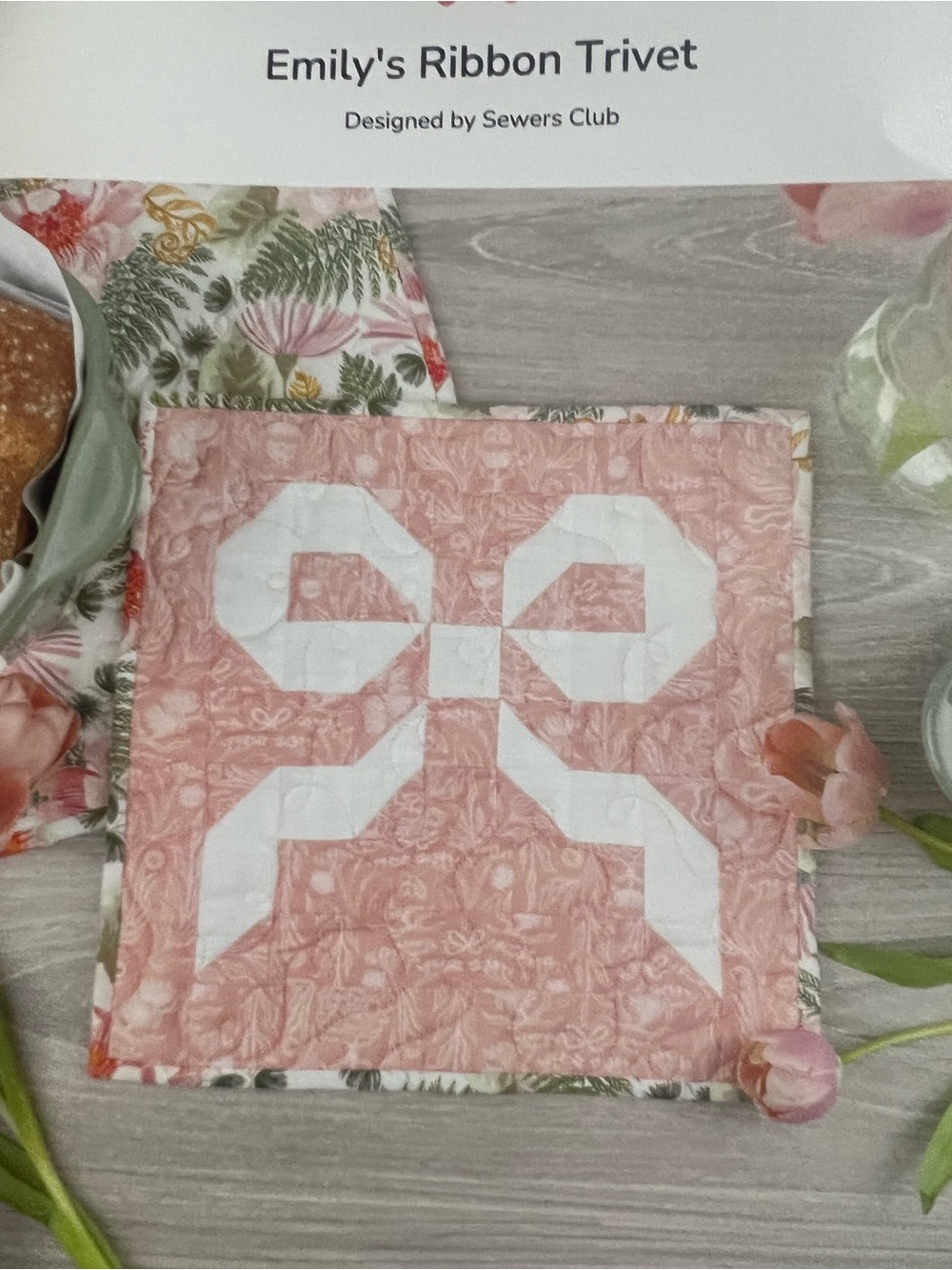 Sewers Club Emily’s Ribbon Trivet Kit